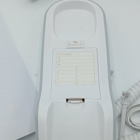 AT&T Trimline Push Button Telephone Land Line 13 Number Memory TR1909 White - Picture 13 of 16